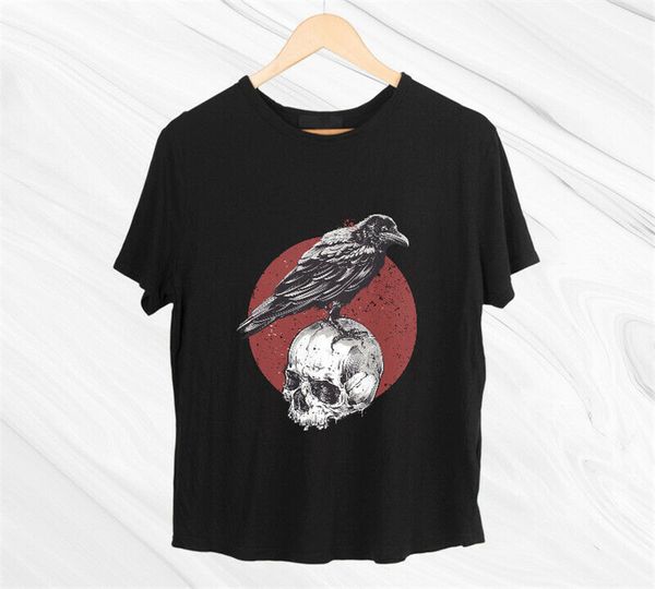 gothic raven skull bird art prin short sleeve graphic personality custom hoodie designers t shirts sweatshirt
gothic raven skull bird art prin short sleeve graphic personality custom hoodie designers t shirts sweatshirt