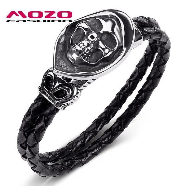 2020 men jewelry black genuine leather bracelet stainless steel punk demon skull charm exaggeration bangles sqczki new_dhbest, Golden;silver
2020 men jewelry black genuine leather bracelet stainless steel punk demon skull charm exaggeration bangles sqczki new_dhbest, Golden;silver