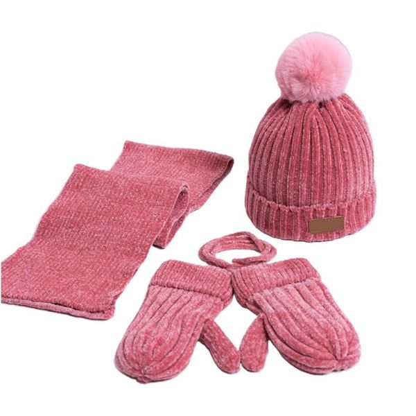kids 3pcs winter warm chenille plush lined pom beanie hat long scarf gloves set x7xe, Blue;gray
kids 3pcs winter warm chenille plush lined pom beanie hat long scarf gloves set x7xe, Blue;gray