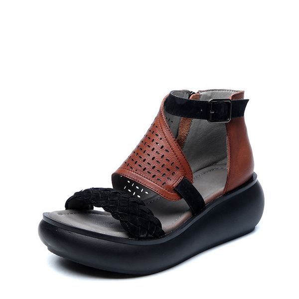 2021 new fashionable of genuine women handmade leather ladies summer thick only retro sandals buckle shoes l4ow, Black
2021 new fashionable of genuine women handmade leather ladies summer thick only retro sandals buckle shoes l4ow, Black