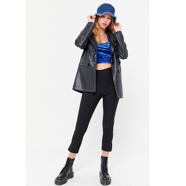 fashion pu leather jacket coat motorcycle leather outerwear women slim biker coat streetwear ladies long sleeve jackets, Black;brown
fashion pu leather jacket coat motorcycle leather outerwear women slim biker coat streetwear ladies long sleeve jackets, Black;brown