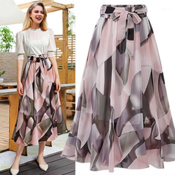 2020 summer new women's european station floral chiffon skirt fashion popular elegant printing inflated skirt slim a-line1, Black
2020 summer new women's european station floral chiffon skirt fashion popular elegant printing inflated skirt slim a-line1, Black