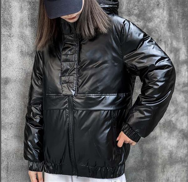the new autumn winter couple down jacket glossy waterproof and windproof leather fabric high-quality white duck down has excellent warmth, Black
the new autumn winter couple down jacket glossy waterproof and windproof leather fabric high-quality white duck down has excellent warmth, Black