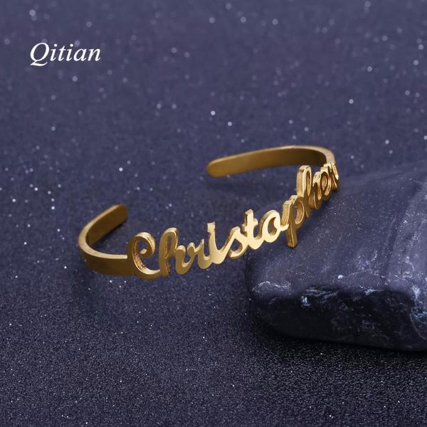 bangle personalized gold name stainless steel id nameplate bangles & bracelet for women gift, Black
bangle personalized gold name stainless steel id nameplate bangles & bracelet for women gift, Black