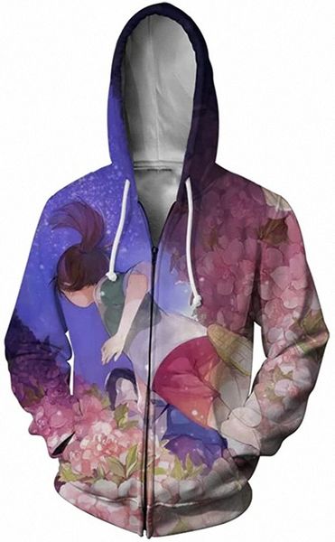 men's zipper hoodies 3d regular printed zipper hooded long-sleeved hooded sweatshirt x389#, Black
men's zipper hoodies 3d regular printed zipper hooded long-sleeved hooded sweatshirt x389#, Black