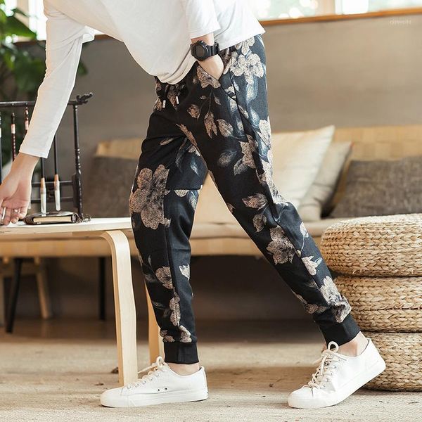 big yards men's clothing autumn new casual print nine - point trousers men's loose korea version trend thin style chubby1, Black
big yards men's clothing autumn new casual print nine - point trousers men's loose korea version trend thin style chubby1, Black