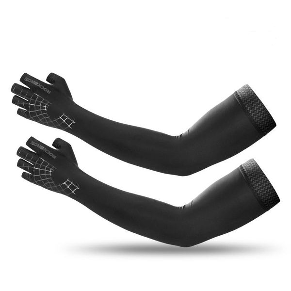 rockbros 2 in 1 sport arm sleeve glove breathable elasticity running hiking driving sleeves arms warmer glove for sun protection wmtniw, Black
rockbros 2 in 1 sport arm sleeve glove breathable elasticity running hiking driving sleeves arms warmer glove for sun protection wmtniw, Black