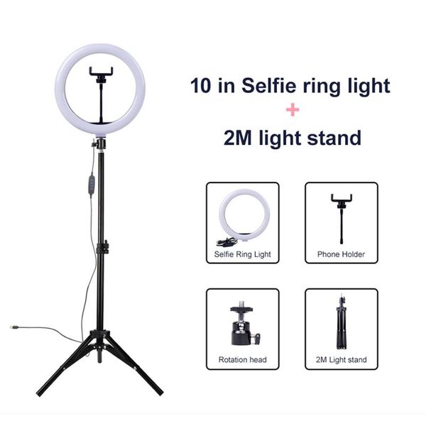 26cm pgraphy led selfie ring light 10 inch dimmable studio fill lamp with tripod stand for youtube live makeup beauty video
26cm pgraphy led selfie ring light 10 inch dimmable studio fill lamp with tripod stand for youtube live makeup beauty video
