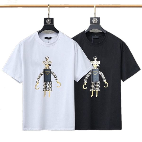 men's designer men t shirt tees coats sportswear fashion letter printing short sleeve pure cotton round neck luxury tshirt quality men, White;black
men's designer men t shirt tees coats sportswear fashion letter printing short sleeve pure cotton round neck luxury tshirt quality men, White;black