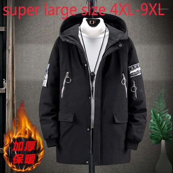 new arrival winter enlarging cotton padded clothes men long style loose thick overcomes jacket hooded casual plus size 4xl-9xl1, Black
new arrival winter enlarging cotton padded clothes men long style loose thick overcomes jacket hooded casual plus size 4xl-9xl1, Black