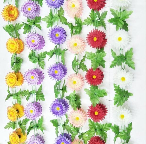 6pcs artificial chrysanthemum flower ivy garland silk vine greenery for plant wall background wedding l bar home decorative
6pcs artificial chrysanthemum flower ivy garland silk vine greenery for plant wall background wedding l bar home decorative