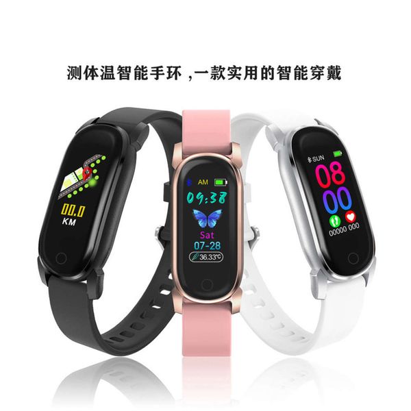 bracelet lq8 multi sport step intelligent monitoring prompt heart rate calorie waterproof smart bracelet, Slivery;brown
bracelet lq8 multi sport step intelligent monitoring prompt heart rate calorie waterproof smart bracelet, Slivery;brown