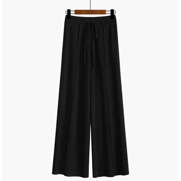 new 2021 autumn winter thick straight women female drawstring loose knitted wide leg pants casual trousers l069, Black;white
new 2021 autumn winter thick straight women female drawstring loose knitted wide leg pants casual trousers l069, Black;white