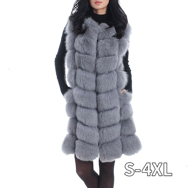 medium long artifical faux fur vest women winter fashion faux fox fur vests woman warm fake fox fur coats female t191109, Black 
medium long artifical faux fur vest women winter fashion faux fox fur vests woman warm fake fox fur coats female t191109, Black