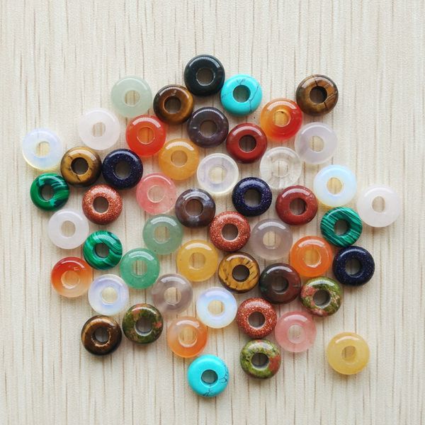 fashion natural stone mixed round charms big hole beads 10mm for jewelry making 50pcs/lot wholesale 200930, Black
fashion natural stone mixed round charms big hole beads 10mm for jewelry making 50pcs/lot wholesale 200930, Black