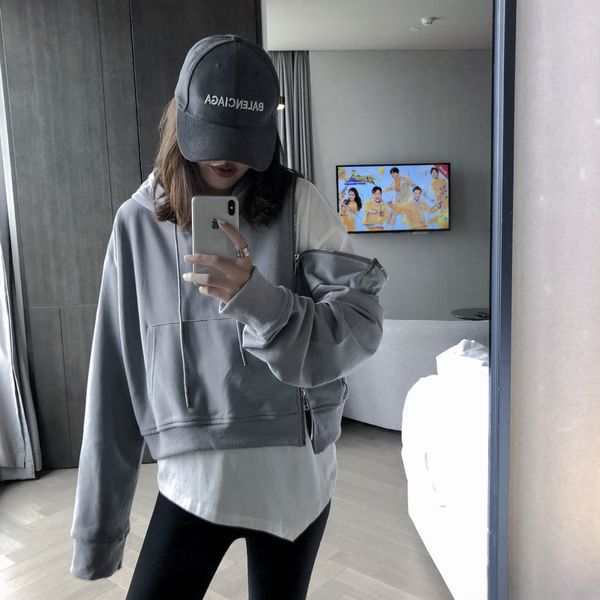 powue t5903 2020 early 2020 slim hooded design irregular cuff t5903 design early autumn slim hooded sweater zipper autumn irregular cuff zip, Black
powue t5903 2020 early 2020 slim hooded design irregular cuff t5903 design early autumn slim hooded sweater zipper autumn irregular cuff zip, Black