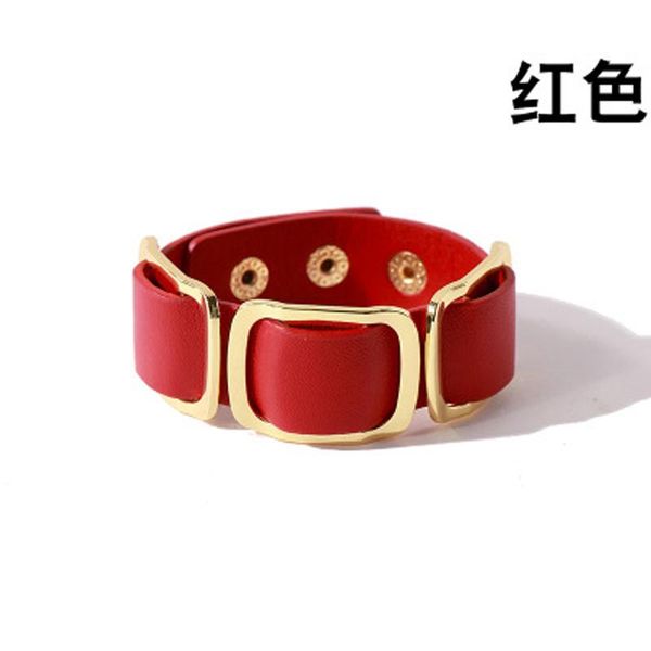 bangle fashionablestyle alloy geometry plain weave single ring smooth surface pu bracelet for men and women fashion metal decoration, Black
bangle fashionablestyle alloy geometry plain weave single ring smooth surface pu bracelet for men and women fashion metal decoration, Black