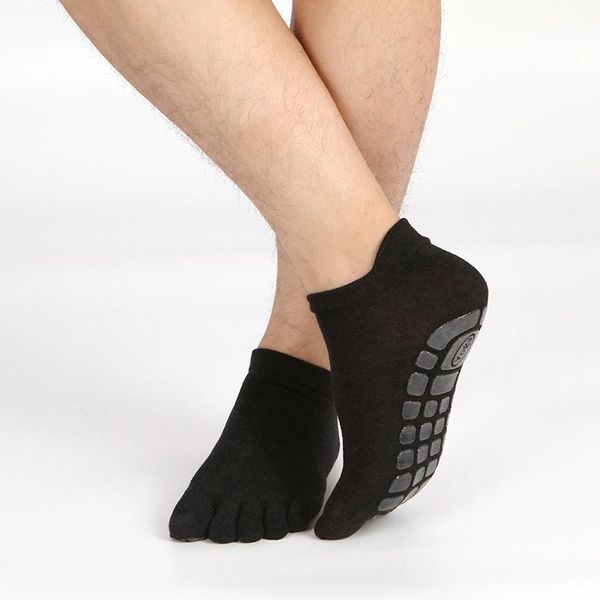 men's socks yoga women solid color with heel protection 100% cotton professional non-slip five-finger fashionable casual style, Black
men's socks yoga women solid color with heel protection 100% cotton professional non-slip five-finger fashionable casual style, Black