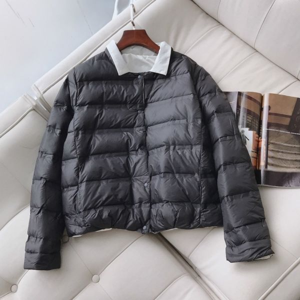 women's winter coat ultra thin down jacket long sleeve stand collar short white duck down coats female basic woman outwear warm 201204, Black
women's winter coat ultra thin down jacket long sleeve stand collar short white duck down coats female basic woman outwear warm 201204, Black