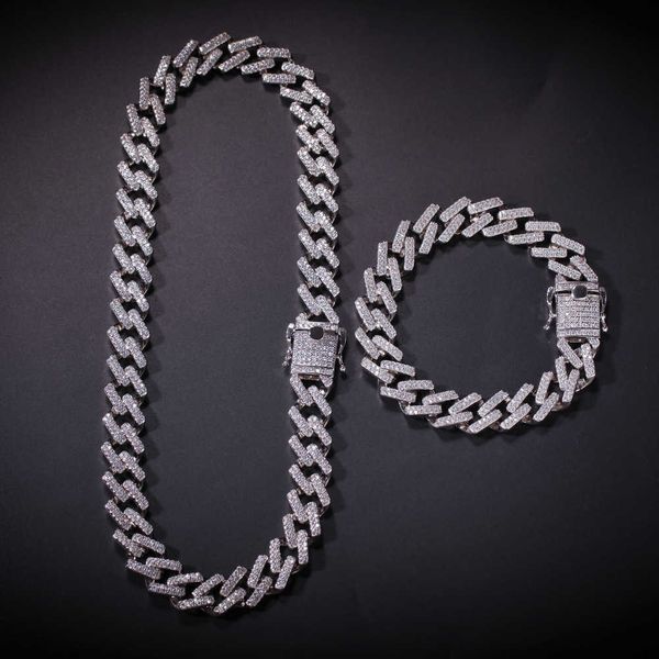 hip hop necklace strip miami cuban chain zircon-studded hip-hop necklace for men european and american accessories hot, Silver
hip hop necklace strip miami cuban chain zircon-studded hip-hop necklace for men european and american accessories hot, Silver