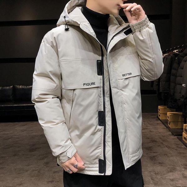 men clothing cotton 2020 new fashion korean winter short loose casual trendy students handsome zipper hooded thick jacket, Black
men clothing cotton 2020 new fashion korean winter short loose casual trendy students handsome zipper hooded thick jacket, Black