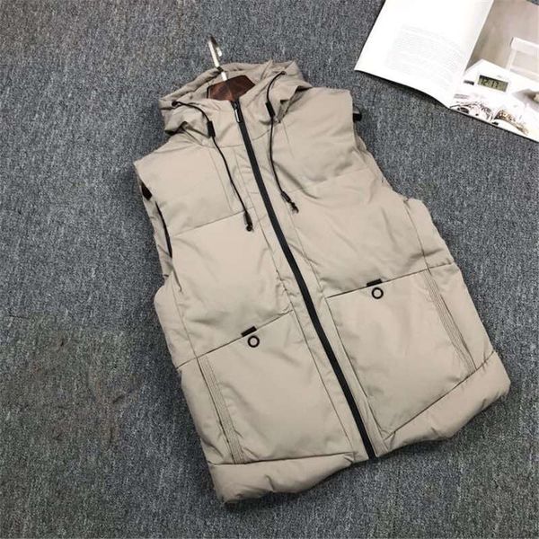 new men's winter cotton vest warm fashion natural color vest hooded outerwear casual style, Black;white
new men's winter cotton vest warm fashion natural color vest hooded outerwear casual style, Black;white
