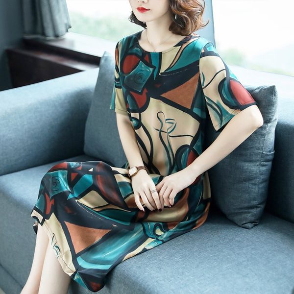 p33lk mrsbroad large abstract print summer new short sleeve print silk skirt dresscasual abstract dressaline mrsbroad large a-line ice dress, Black;gray
p33lk mrsbroad large abstract print summer new short sleeve print silk skirt dresscasual abstract dressaline mrsbroad large a-line ice dress, Black;gray