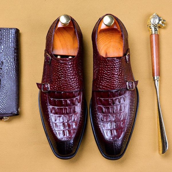 slip on genuine leather shoe business wedding handmade dress formal office shoes for men with double buckle strap a88, Black
slip on genuine leather shoe business wedding handmade dress formal office shoes for men with double buckle strap a88, Black
