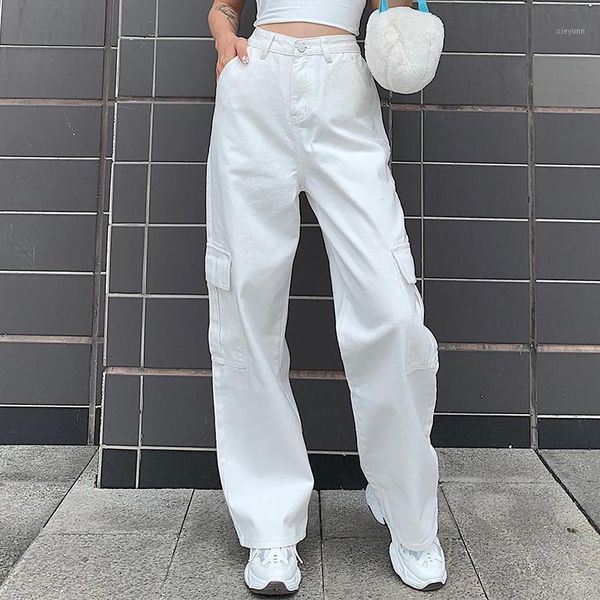 pockets patchwork high waist jeans women streetwear straight jean femme blue cotton cargo pants white1
pockets patchwork high waist jeans women streetwear straight jean femme blue cotton cargo pants white1