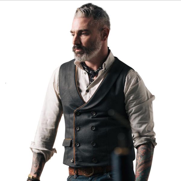 men's casual contrast color gilet vest jacket sleeveless warm vintage retro gentleman coat for autumn winter, Black;white
men's casual contrast color gilet vest jacket sleeveless warm vintage retro gentleman coat for autumn winter, Black;white