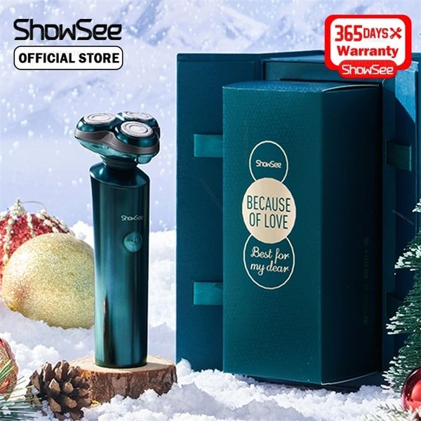showsee electric shaver razor shaving beard machine for men dry wet trimmer rechargeable washable gift f305-g 220222
showsee electric shaver razor shaving beard machine for men dry wet trimmer rechargeable washable gift f305-g 220222