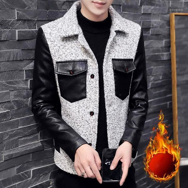british style patchwork woollen jacket coat men trench coat mens windbreaker winter jacket men new autumn manteau homme hiver1, Black
british style patchwork woollen jacket coat men trench coat mens windbreaker winter jacket men new autumn manteau homme hiver1, Black