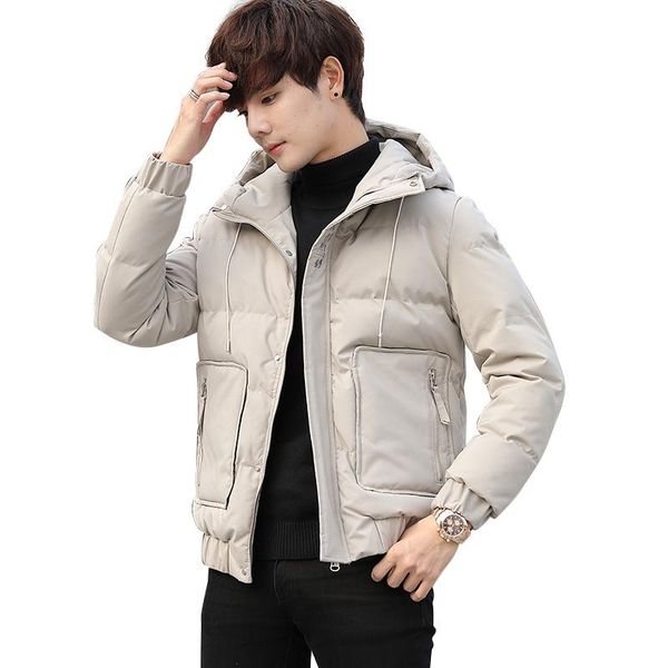men's down & parkas (m-4xl) padded jacket men logo overalls cotton winter wear thickened cold proof outer clothes warm casual male coat, Black
men's down & parkas (m-4xl) padded jacket men logo overalls cotton winter wear thickened cold proof outer clothes warm casual male coat, Black