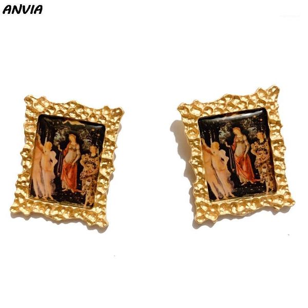 oil painting portrait mona lisa vincent gogh stud earrings jewelry for women original design drop shipping1, Golden;silver
oil painting portrait mona lisa vincent gogh stud earrings jewelry for women original design drop shipping1, Golden;silver