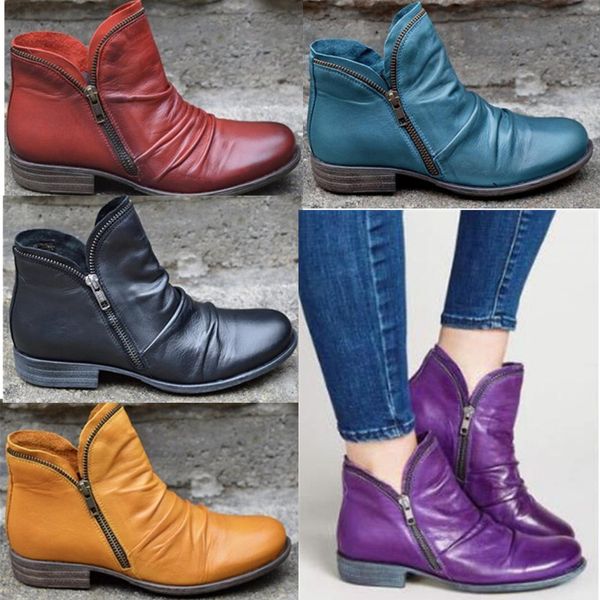 retro women winter boots platform pu leather ankle martin boot zipper shoes motorcycle boot chunky sole mid calf waterproof shoes ly10192, Black;grey
retro women winter boots platform pu leather ankle martin boot zipper shoes motorcycle boot chunky sole mid calf waterproof shoes ly10192, Black;grey