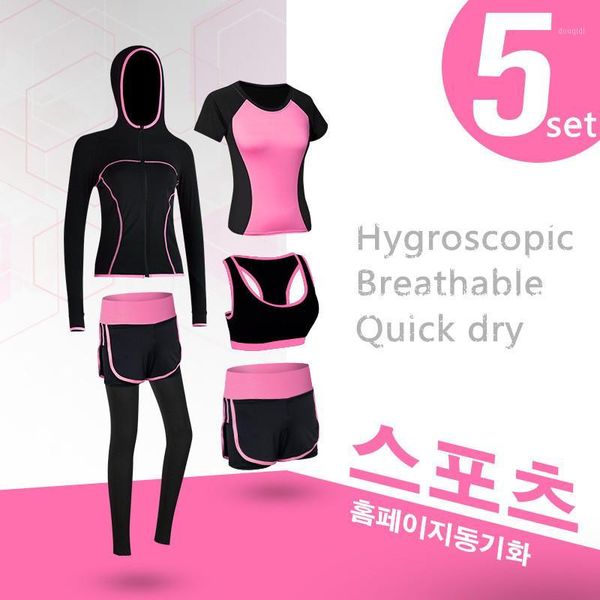 yoga outfits outdoor sports suit track dance exercise running set quick-drying tight high waist seamless women 's 2-5 piece set1, White;red
yoga outfits outdoor sports suit track dance exercise running set quick-drying tight high waist seamless women 's 2-5 piece set1, White;red