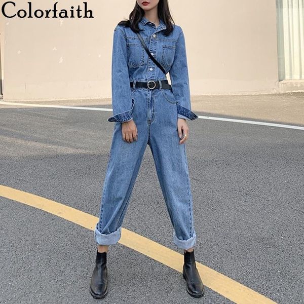 colorfaith 2020 new spring fall woman denim jumpsuits & rompers loose casual fashionable pockets empire pants playsuit js39551, Black;white
colorfaith 2020 new spring fall woman denim jumpsuits & rompers loose casual fashionable pockets empire pants playsuit js39551, Black;white