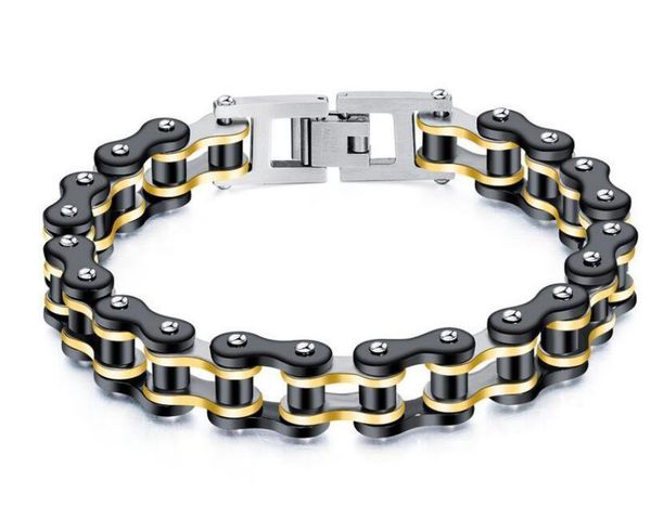 titanium steel men's bracelet, personalized motorcycle chain, rock style bicycle chain, stainless steel bracelet gd1213, Golden;silver
titanium steel men's bracelet, personalized motorcycle chain, rock style bicycle chain, stainless steel bracelet gd1213, Golden;silver