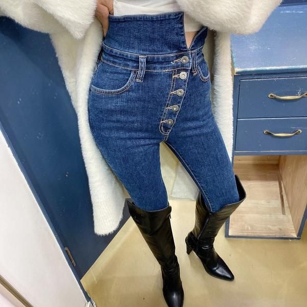 korean vintage high waist jeans woman fashion stretch jeans blue denim women skinny woman 2021 spring
korean vintage high waist jeans woman fashion stretch jeans blue denim women skinny woman 2021 spring