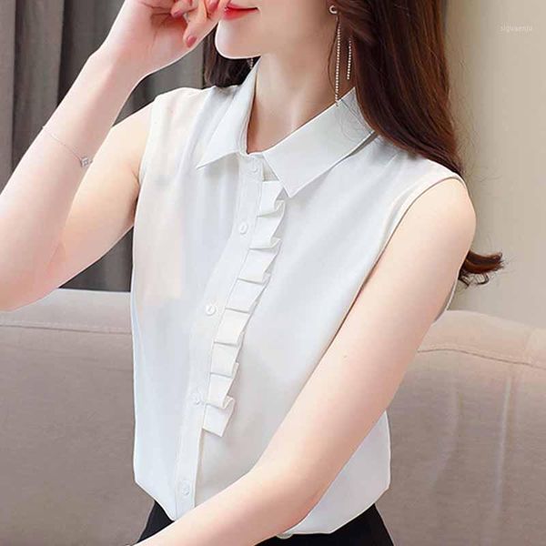 summer sleeveless white blouse shirt women blouse women blusas mujer de moda 2020 chiffon blouses shirts d2911
summer sleeveless white blouse shirt women blouse women blusas mujer de moda 2020 chiffon blouses shirts d2911