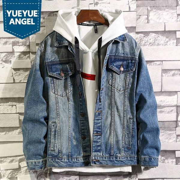 vintage hole ripped casual washed mens denim jackets fashion long sleeve single breasted lapel pockets outerwear coats plus size1, Black;brown
vintage hole ripped casual washed mens denim jackets fashion long sleeve single breasted lapel pockets outerwear coats plus size1, Black;brown