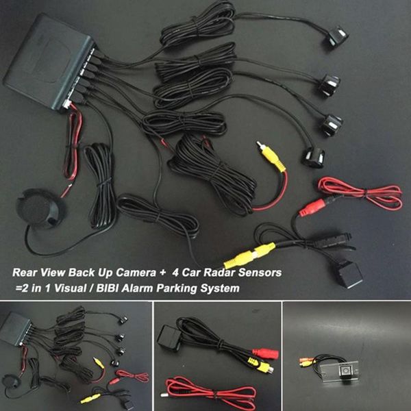 car reverse assistance backup sensor radar monitor kit for kia rio cinco / rx-v / stylus sf 2000~2005 with car rearview camera
car reverse assistance backup sensor radar monitor kit for kia rio cinco / rx-v / stylus sf 2000~2005 with car rearview camera