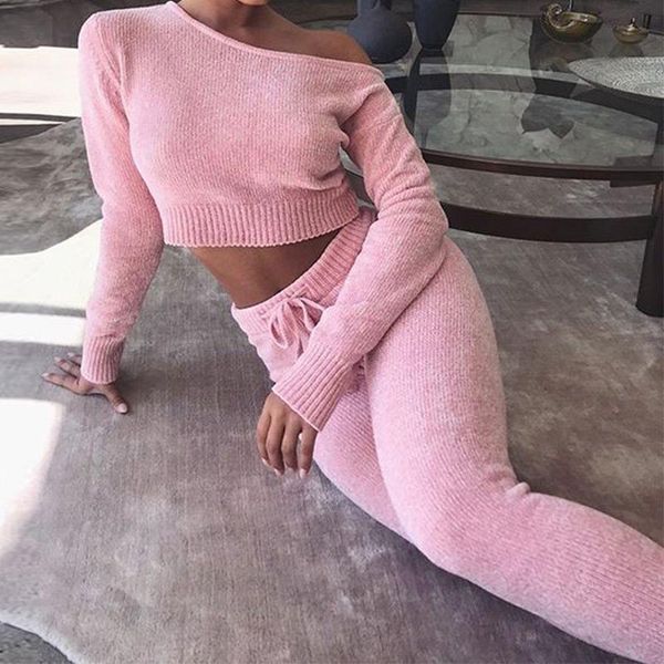 off shoulder women's sets long sleeve cropped high waist drawstring long pants female set 2020 casual solid suit cq20200929, Gray
off shoulder women's sets long sleeve cropped high waist drawstring long pants female set 2020 casual solid suit cq20200929, Gray