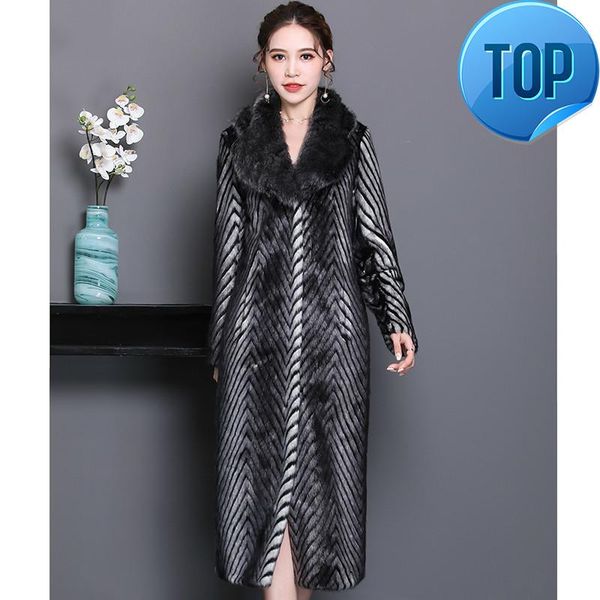 women's fur & faux coat female jacket autumn winter women clothes 2021 vintage warm long plus size fourrure femme zt4780, Black
women's fur & faux coat female jacket autumn winter women clothes 2021 vintage warm long plus size fourrure femme zt4780, Black