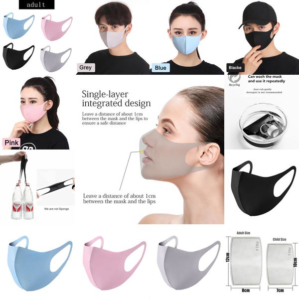 retail packaging face mask ice silk designer protective mouth cover dustproof kpop reusable washable comfortable cotton ojpax, Black
retail packaging face mask ice silk designer protective mouth cover dustproof kpop reusable washable comfortable cotton ojpax, Black