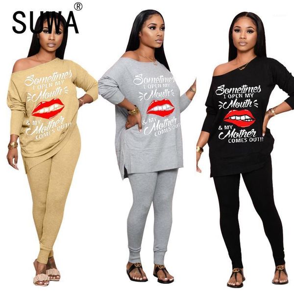 fashion letter print women set long sleeve 2 pieces pant suit female and long pant tracksuits1, Gray
fashion letter print women set long sleeve 2 pieces pant suit female and long pant tracksuits1, Gray