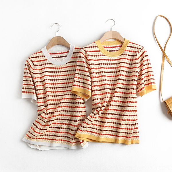 a1lph-500 women's clothing 2020 summer new casual age-reducing rainbow sweater short-sleeved a1lph-500 women's clothing 2020 summe, White
a1lph-500 women's clothing 2020 summer new casual age-reducing rainbow sweater short-sleeved a1lph-500 women's clothing 2020 summe, White