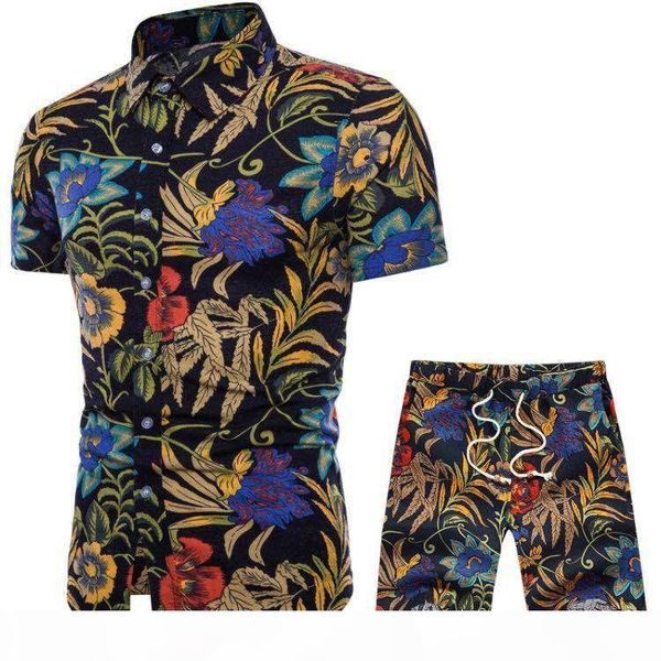 mens summer designer suits beach seaside holiday shirts shorts clothing sets 2pcs floral tracksuits, Gray
mens summer designer suits beach seaside holiday shirts shorts clothing sets 2pcs floral tracksuits, Gray