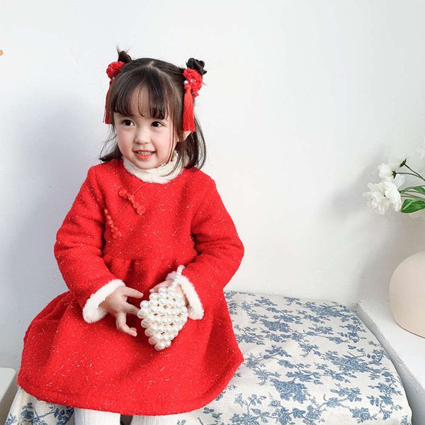 tang hanfu winter women's treasure cheongsam drs chine sle girls' new year cloth, Red;yellow
tang hanfu winter women's treasure cheongsam drs chine sle girls' new year cloth, Red;yellow