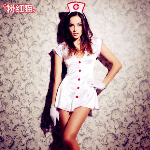 cat underwear tempting female taoqu nurse uniform suit halloween night club performance costume, Black;white
cat underwear tempting female taoqu nurse uniform suit halloween night club performance costume, Black;white